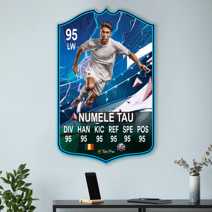 Card FIFA Personalizat cu Poza Ta și Statisticile Dorite  Cadoul Perfect pentru Pasionații de FIFA și Fotbal!