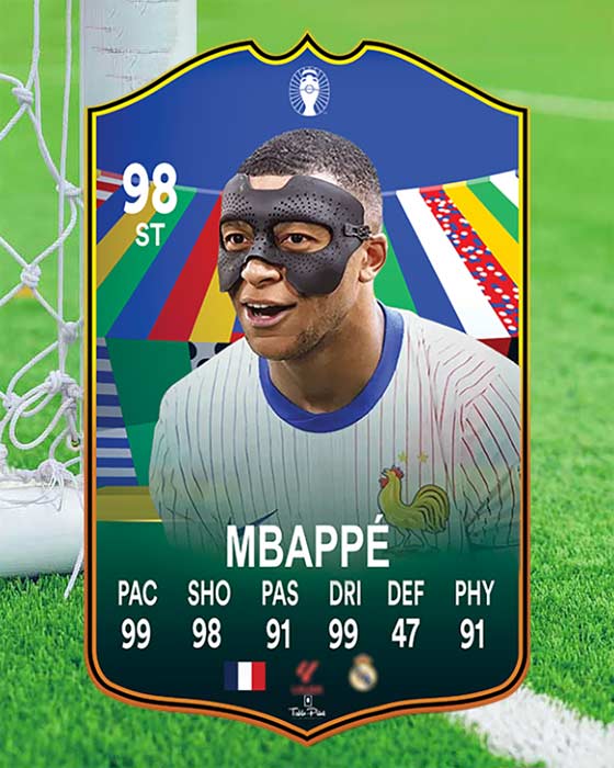 Card Fifa Mbappe FC24 Euro - TabloPrint