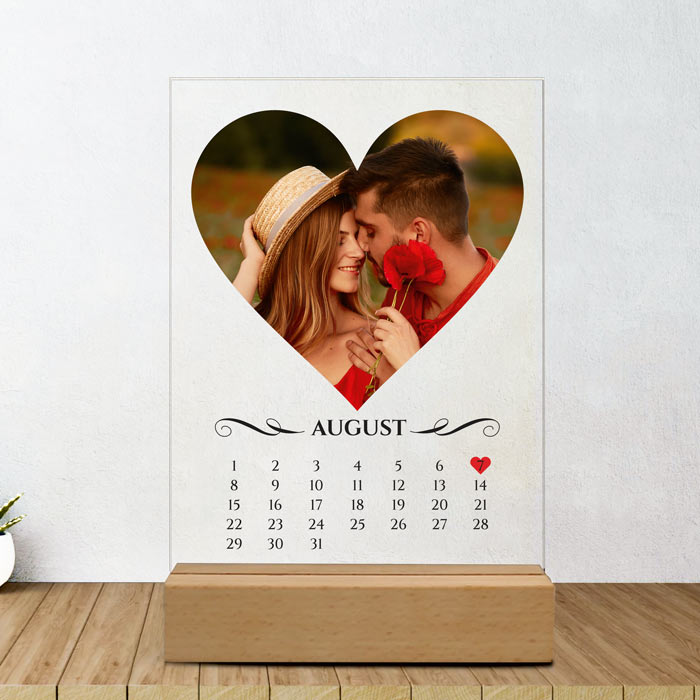 Tablou personalizat cadou cuplu cu data de aniversare Love - TabloPrint