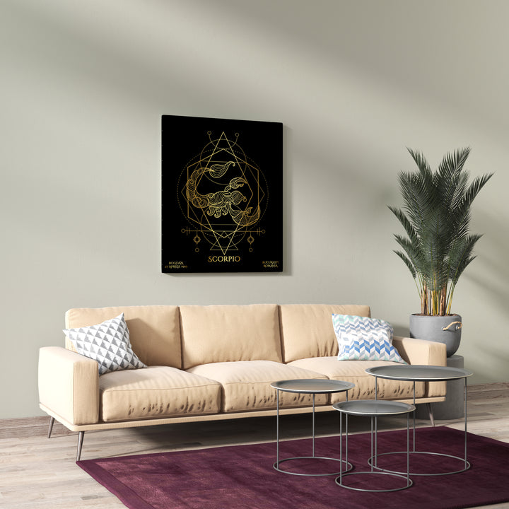 Tablou Zodiac Personalizat Luxury - Scorpion - TabloPrint - Tablouri/Cadouri Personalizate 