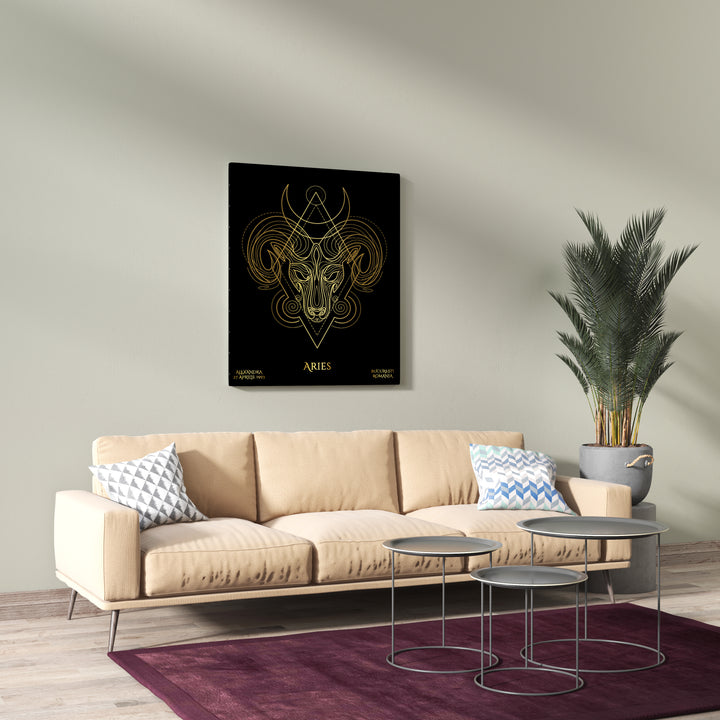 Tablou Zodiac Personalizat Luxury - Berbec - TabloPrint - Tablouri/Cadouri Personalizate 