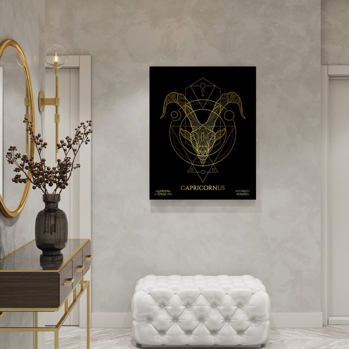 Tablou Zodiac Personalizat Luxury - Capricorn - TabloPrint - Tablouri/Cadouri Personalizate 