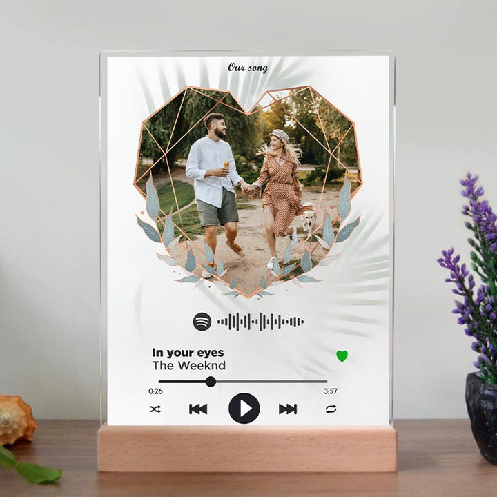 Placheta Spotify Cadou Personalizat Cuplu - TabloPrint