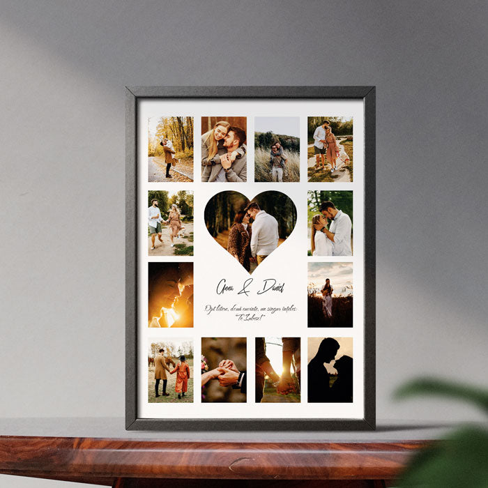 Tablou Foto Personalizat Cu 13 Poze - TabloPrint