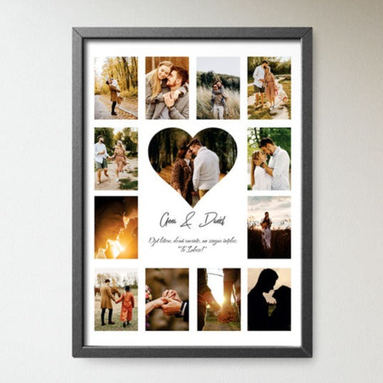 Tablou Foto Personalizat Cu 13 Poze - TabloPrint